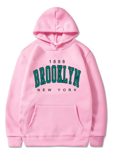 Ff A Sudadera Con Capucha Estampada Brooklyn 1898 New York
