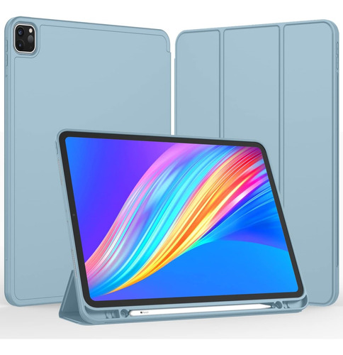 Funda Smart Case Porta Pencil P/ iPad Pro 11¨ Y Air 4/5 Gen