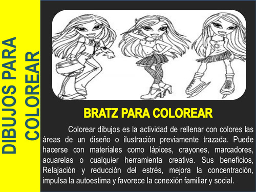 Bratz Pintar Colorear