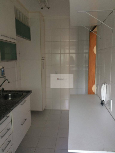 Excelente Apartamento Com 2 Dormitórios, Sacada E 1 Vaga Na Vila Guarani - Ap0217
