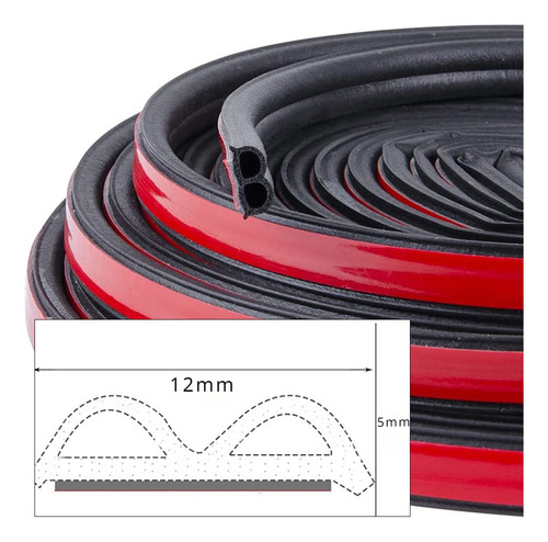 Tiras De Sellado Para Puertas De Coche, 5 M X 2, Sellos De G