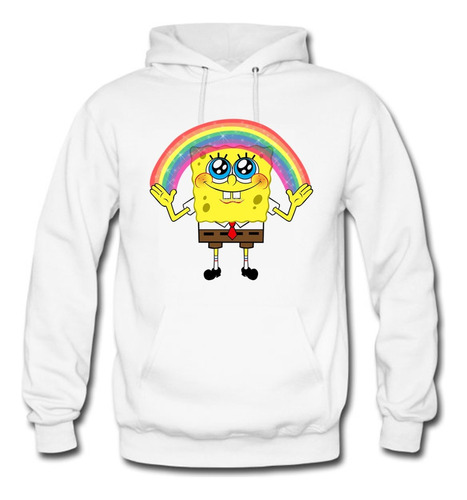 Buzo Bob Esponja Unisex Saco Deportivo Hoodie