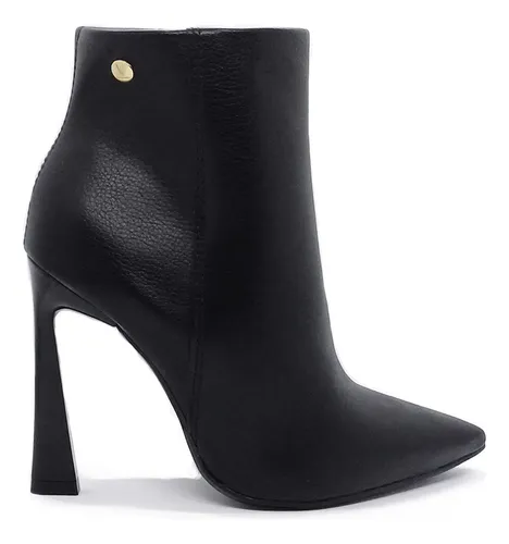 Botas Botinetas Vizzano Taco Charol 9cm Mujer Cierre 3102