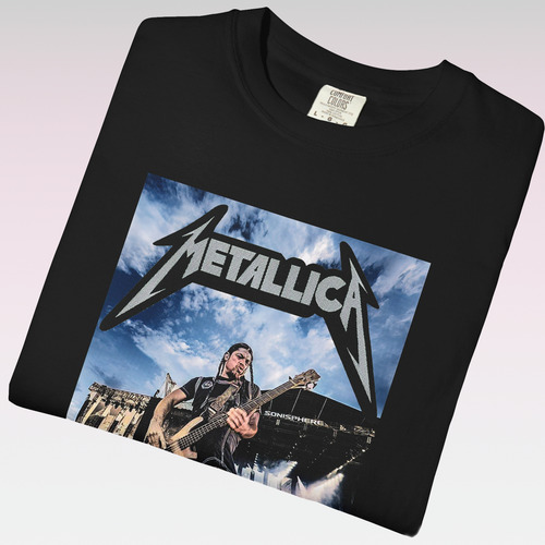 Remera Rock Metallica - Estilo Unisex - Algodón Peinado