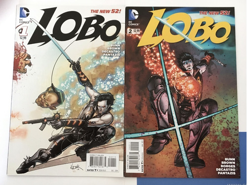 Comic Dc: Lobo #1 Y 2. Direct Edition.