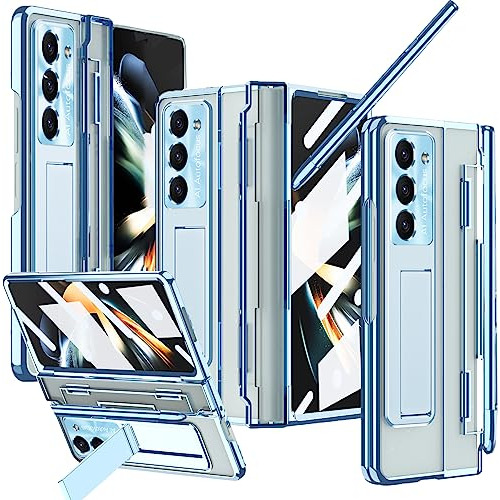 Funda Resistente Con S Pen Holder Samsung Z Fold 5 Azul