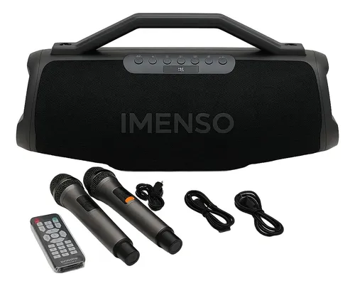 Caixa De Som Imenso X75 200w Rms 9000mah Ipx4 C/ 2 Mic | MercadoLivre