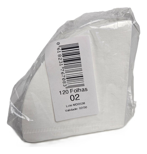 The Best Brew Waals Filtro De Papel Café Tipo V60 02 120un