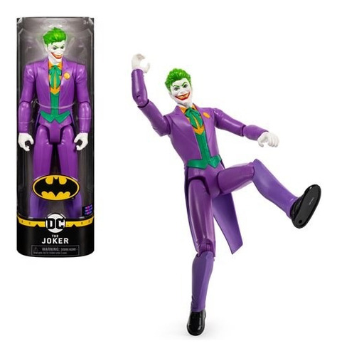 Figura De Acción Spin Master Dc Comics The Joker Articulada