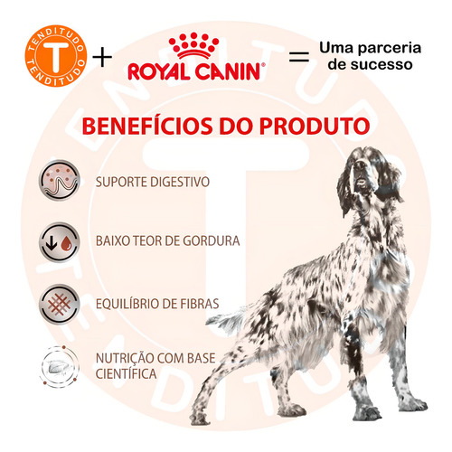 Alimento Royal Canin Veterinary Diet Canine Gastrointestinal Low Fat para cão adulto de raza todos os tamanhos sabor mix de 1.5 kg