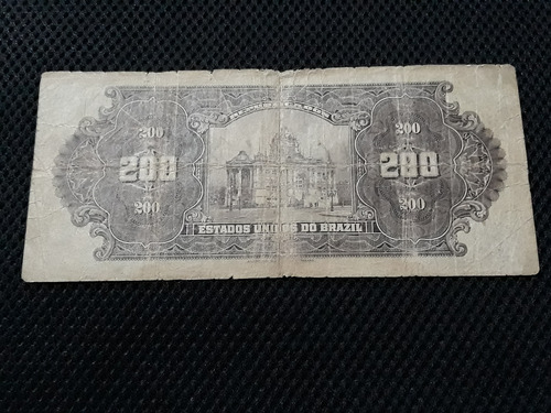 Cédula De 200 Mil Réis - R152a - Bc/mbc- (Usado)