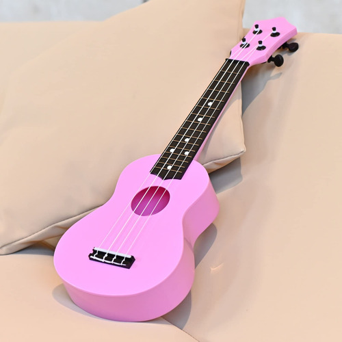 Ukelele Soprano 21 Pulgadas Rosa Para Niños Principiantes