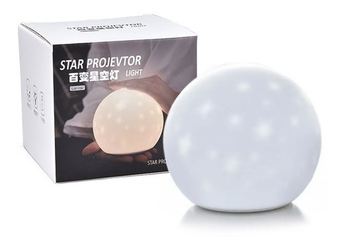 Lampara Velador Estrellas Luz De Noche Recargable Silicona