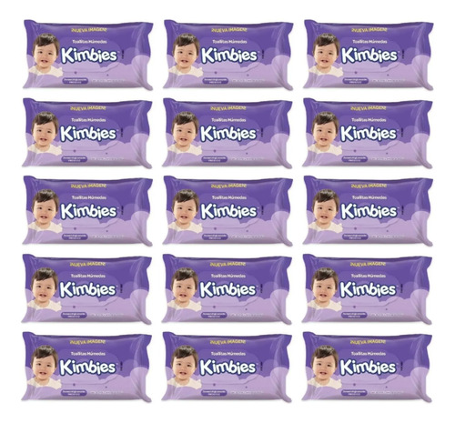 15 Pack Toallitas Húmedas Huggies Kimbies X 48u