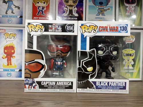 Funko Combo Capitán América 814 Y Black Panther 130