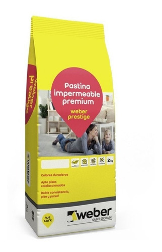 Pastina Weber Prestige X 2kg Perlato Porcelanato