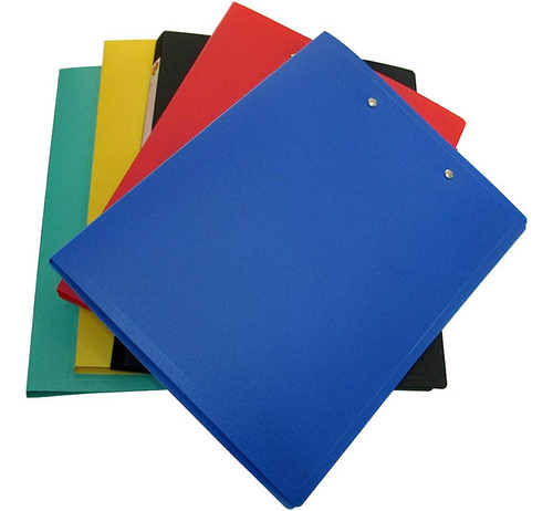 Daycount 5-pack Clamp Binder A4 File Folder Con Doble Clip F