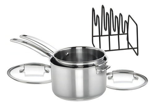 Bateria Cuisinart Smartnest 11 Pzs Acero Inoxidable Color Gris