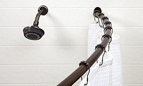 Imagen 1 de 1 de Bath Bliss - Cortina Curvilinea De Ducha Redondeada De 42 A