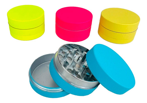 Picador Metal Rubber 3 Partes 40mm Grinder Atomic Candyclub