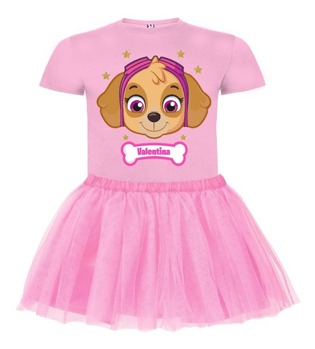 Albornoz Paw Patrol Skye Para Niñas - Con Capucha, Rosa, Tallas De 18 Meses A 6 Años, Oficial