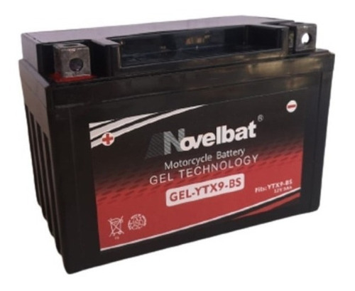 Batería Gel Novelbat Ytx9 Pulsar Ns200 Dr650 Freewind Mt03