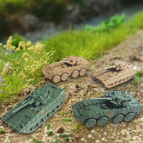 4x Escala 1/144 Modelo De Tanque Moderno Modelo De Vehículo