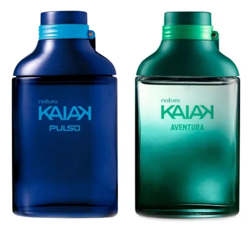Kaiak Pulso + Aventura Natura Colônia Masc 100ml - Kit C/2