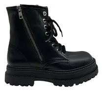 Comprar Borcego Puño Acordonado Cuero Vacuno Zapato Cuero Mujer 70bl