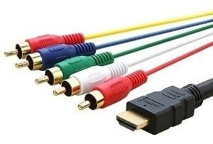 Cable Convertidor Hdmi A 5 Cables Rca 1.5mts Tv Video