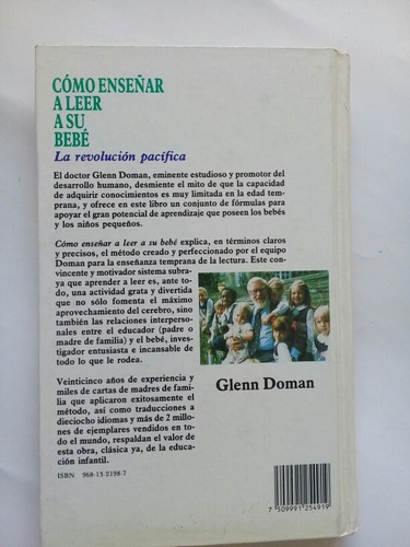 Cómo Enseñar A Leer A Su Bebé - Glenn Doman 2005 Diana (Usado)