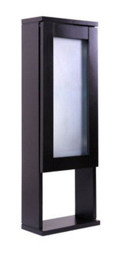 Alacena Wengue Con Puerta Vidriada Aromo