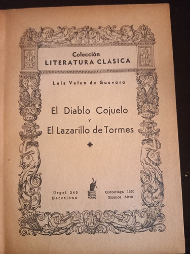 El Diablo Cojuelo Y El Lazarillo De Tormes ][ De Guevara