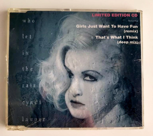 Cd Cyndi Lauper - Who Let In The Rain . Limited Edition
