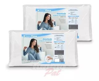 Combo 2 Almohadas 70x40 Con Funda - Inteligente Memory Foam