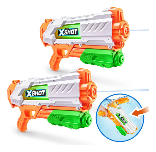 X-shot Water Fast-fill Medium Water Blaster (paquete De 2) D