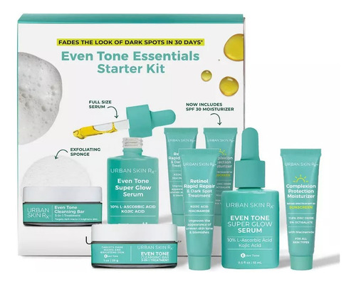 Urban Skin Rx Even Tone Essentials Starter Kit - 4ct
