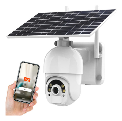 Palmvid Cámara De Seguridad Solar Inalámbrica 4g Lte Para.