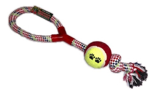 Juguete Para Perros Y Gatos Pelota De Tenis Con Cuerda