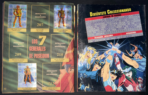 Álbum Caballeros Del Zodiaco 2 - Incompleto Navarrete - 1996 (Usado)