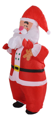 Nuevo Disfraz Hinchable De Papá Noel Cabeza Grande For