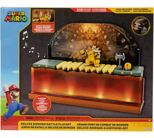 Set De Juego Super Mario Deluxe Bowser Battle