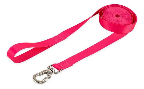 Coleira Guia Para Cachorro Micro Pet 10 Metros Cores Cor Rosa