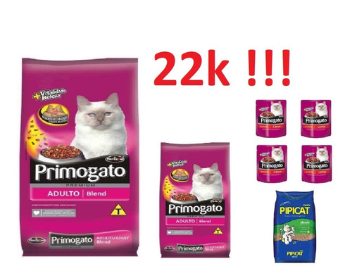 Primogato 20k+2k Gratis ( 22k ) +4 Sachets+ 4k Piedras+envio