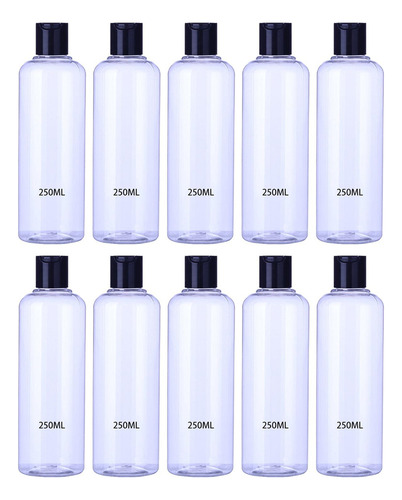 10 Piezas Botellas Vacías Botella De Champú Loción