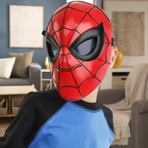 Máscara Hasbro Marvel Spiderman Glow Fx Kids Halloween 5+