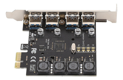 4 Portas Pci-e Para Cartão Usb 3.0 Hub Nec Chipset Pci Expre