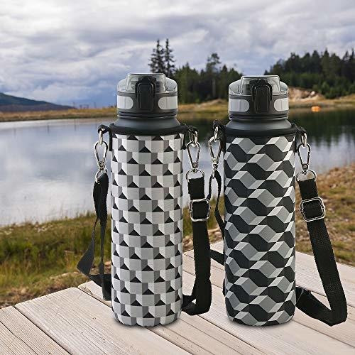 Tomakeit Sport Botella De Agua Botella De 36 Oz Tritan Boca