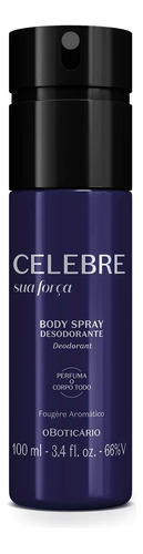 Body Spray Masculino Celebre - mL a $275