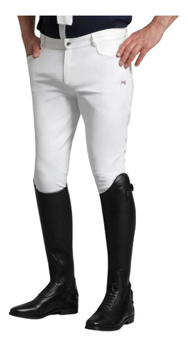 Premier Equinepantalon Equitacion Caballero Mod. 4023 Blanco